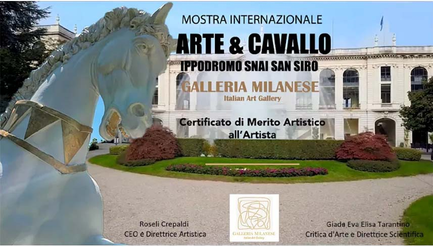 Gisele Faganello participará da Exposição Coletiva em Milão que reúne artistas de vários países
