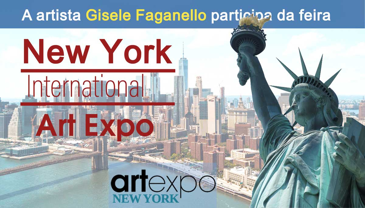 Gisele Faganello participa da ARTEXPO NEW YORK