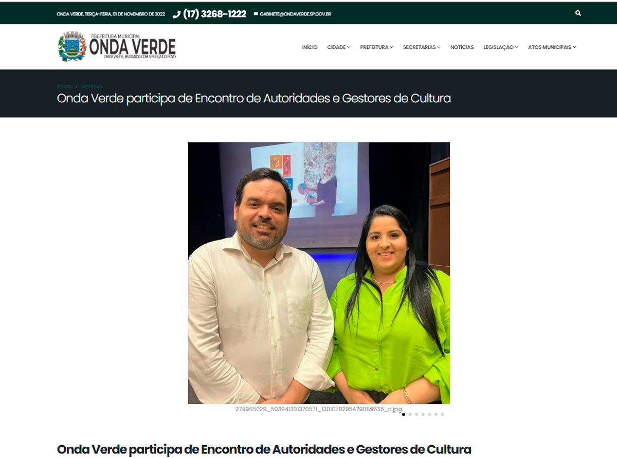 Onda Verde participa de Encontro de Autoridades e Gestores de Cultura
